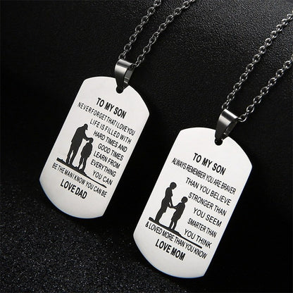 To My Son/Daughter, Pendant Necklace.