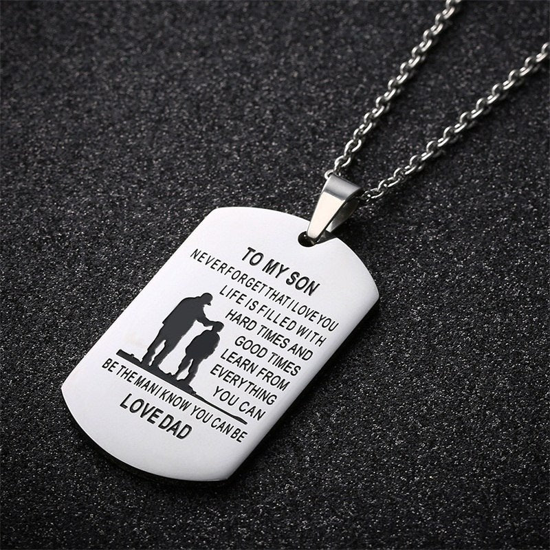 To My Son/Daughter, Pendant Necklace.