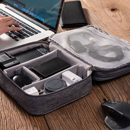 Travel Storage Bag, Electronics Organiser Case.