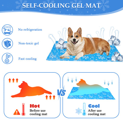 Self Cooling Pet Mat, Non Toxic Gel. 50x40cm.