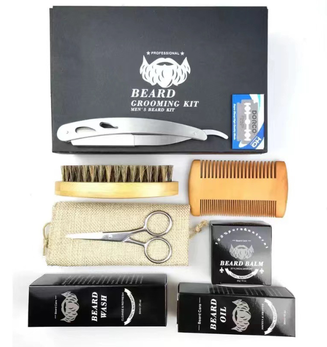 Pure & Natural Beard Kit, Grooming Set. - Top Daddy Gear