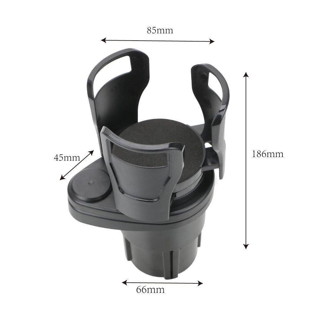 Foldable Car Cup Holder, 2 in 1.