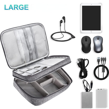 Travel Storage Bag, Electronics Organiser Case.