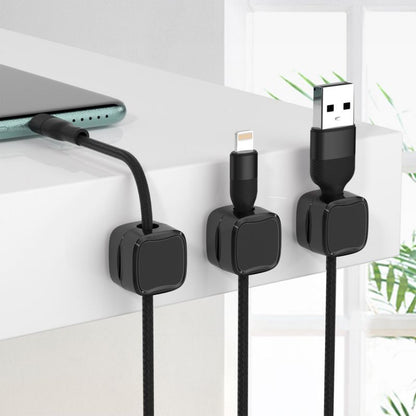 Magnetic Cable Clips, Under Desk Cord Organiser.