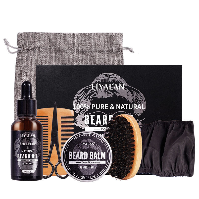 Pure & Natural Beard Kit, Grooming Set. - Top Daddy Gear