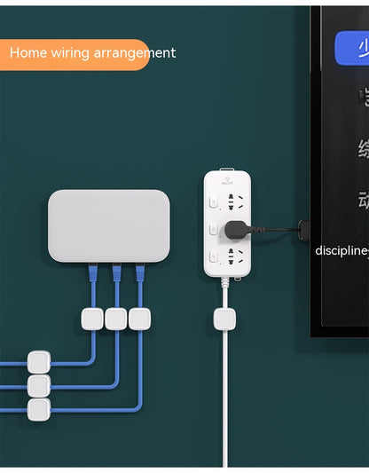 Magnetic Cable Clips, Under Desk Cord Organiser.