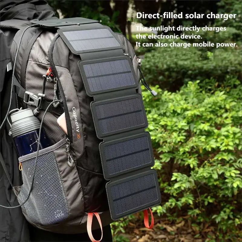 Solar Charging Panel, Backpack Attachment. - Top Daddy Gear