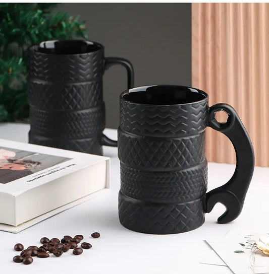 Tyre Inspired Mug, Creative Cup, 500ml.