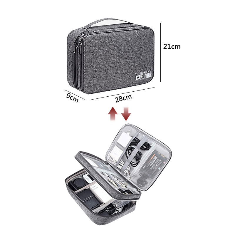 Travel Storage Bag, Electronics Organiser Case.