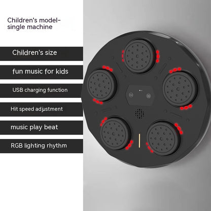 Children's Music Boxing Machine, Intelligent Electronic Wall Target.