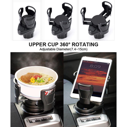 Foldable Car Cup Holder, 2 in 1.