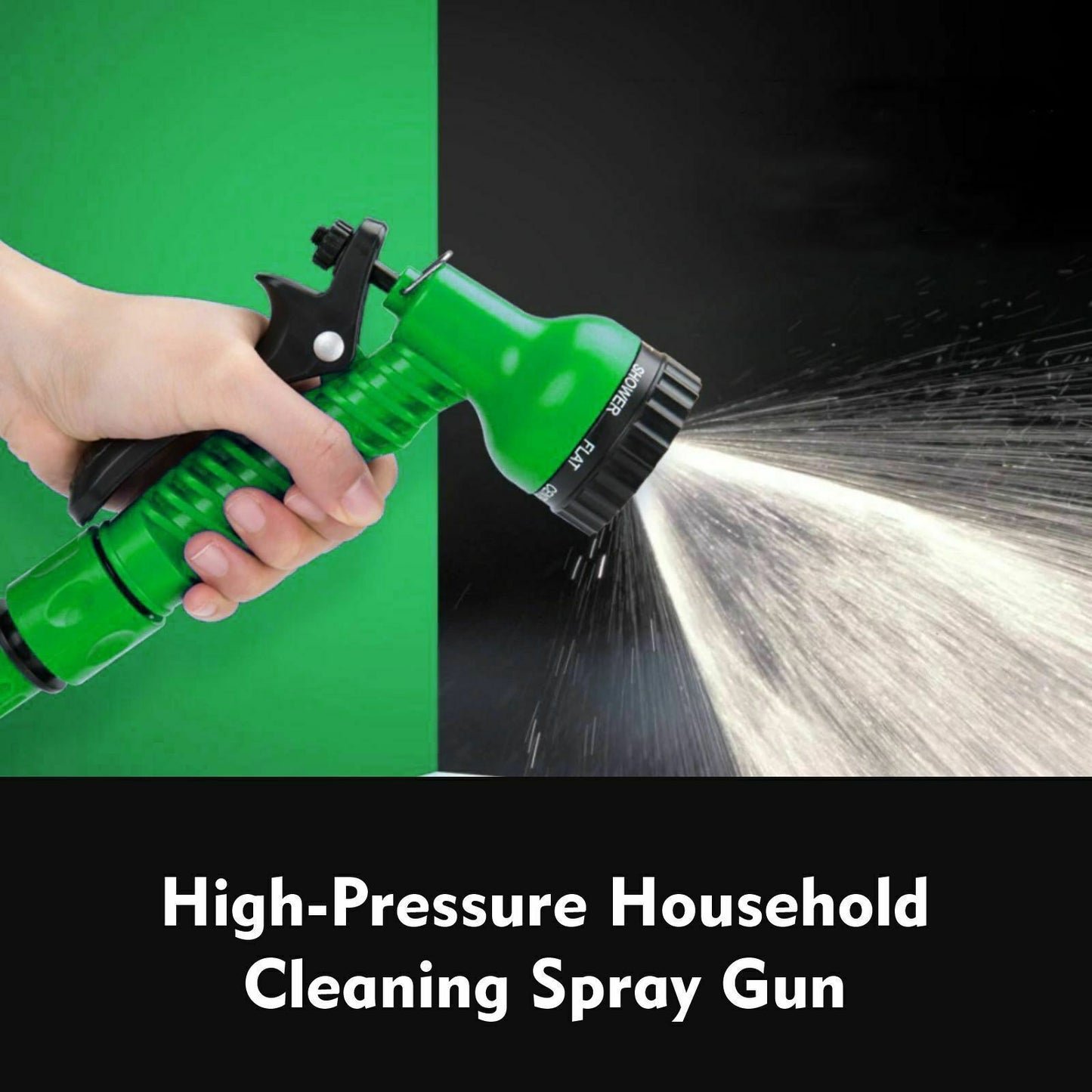 7 Function Spray Nozzle, 100FT Pressure Washer Hose Gun.