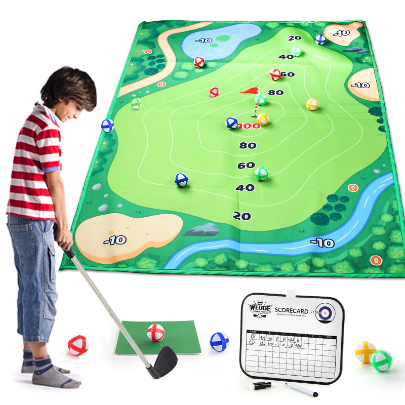 Children's Golf Game Mat Set.