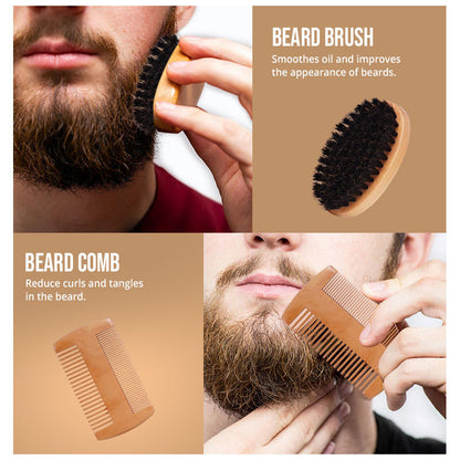 Pure & Natural Beard Kit, Grooming Set. - Top Daddy Gear