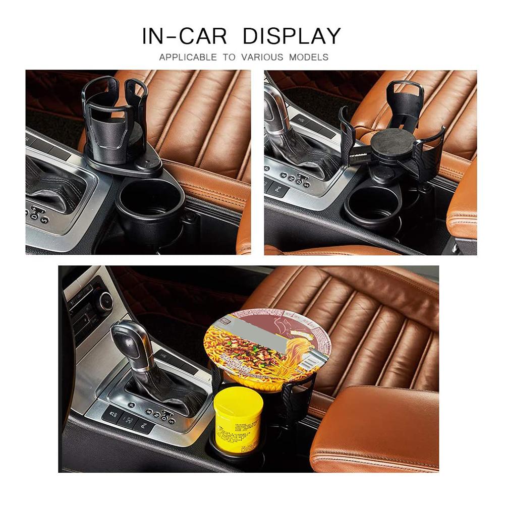 Foldable Car Cup Holder, 2 in 1.