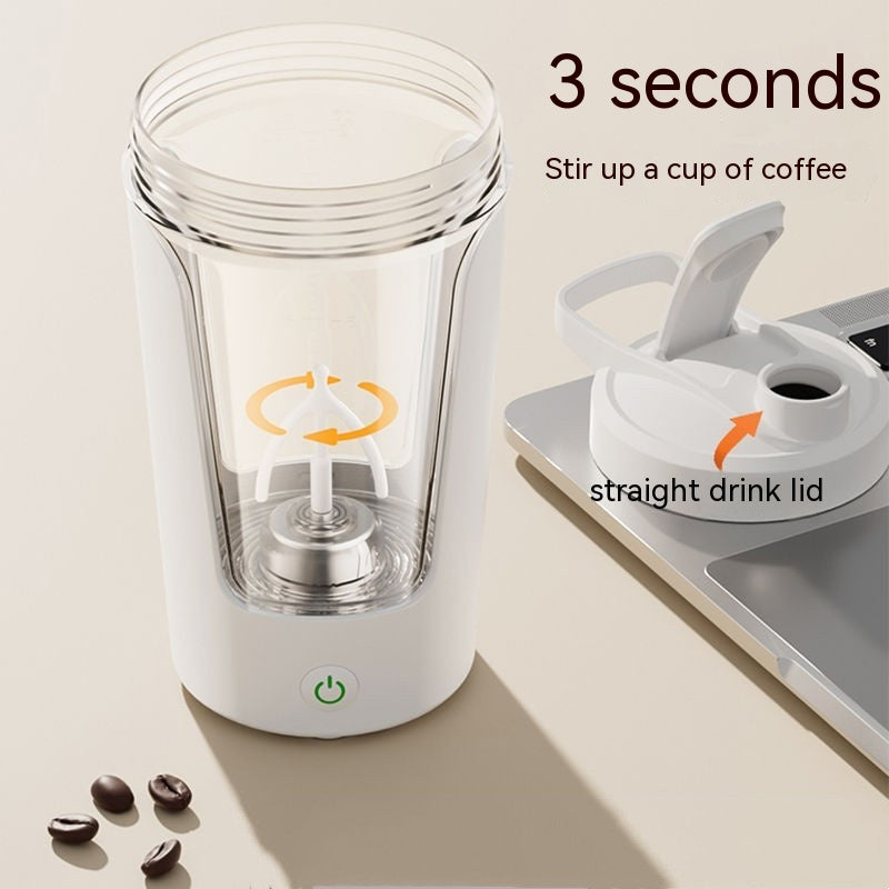 Electric Coffee Cup, Fully Automatic Mixing.
